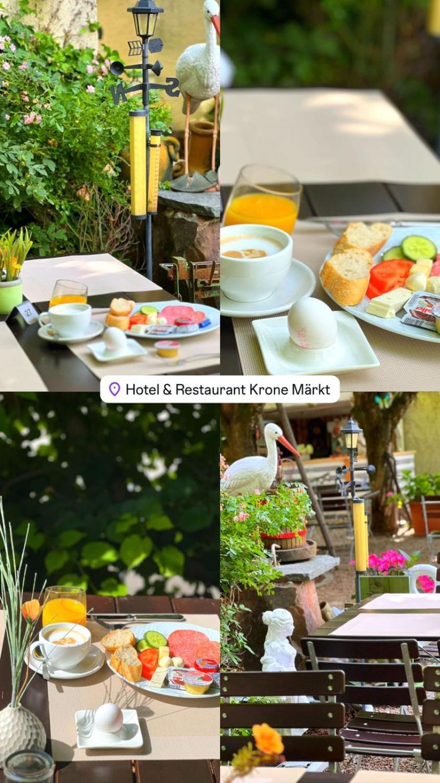 Hotel & Restaurant Krone Maerkt Weil am Rhein Exterior photo